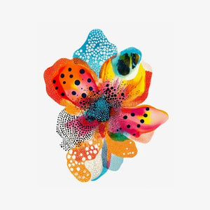 Collage Soup Floral 101 Paper Bites: 24 Vibrant Pre-Cut Flower Shapes for Collage & Card-Making 110 lb. Paper 12 Designs
