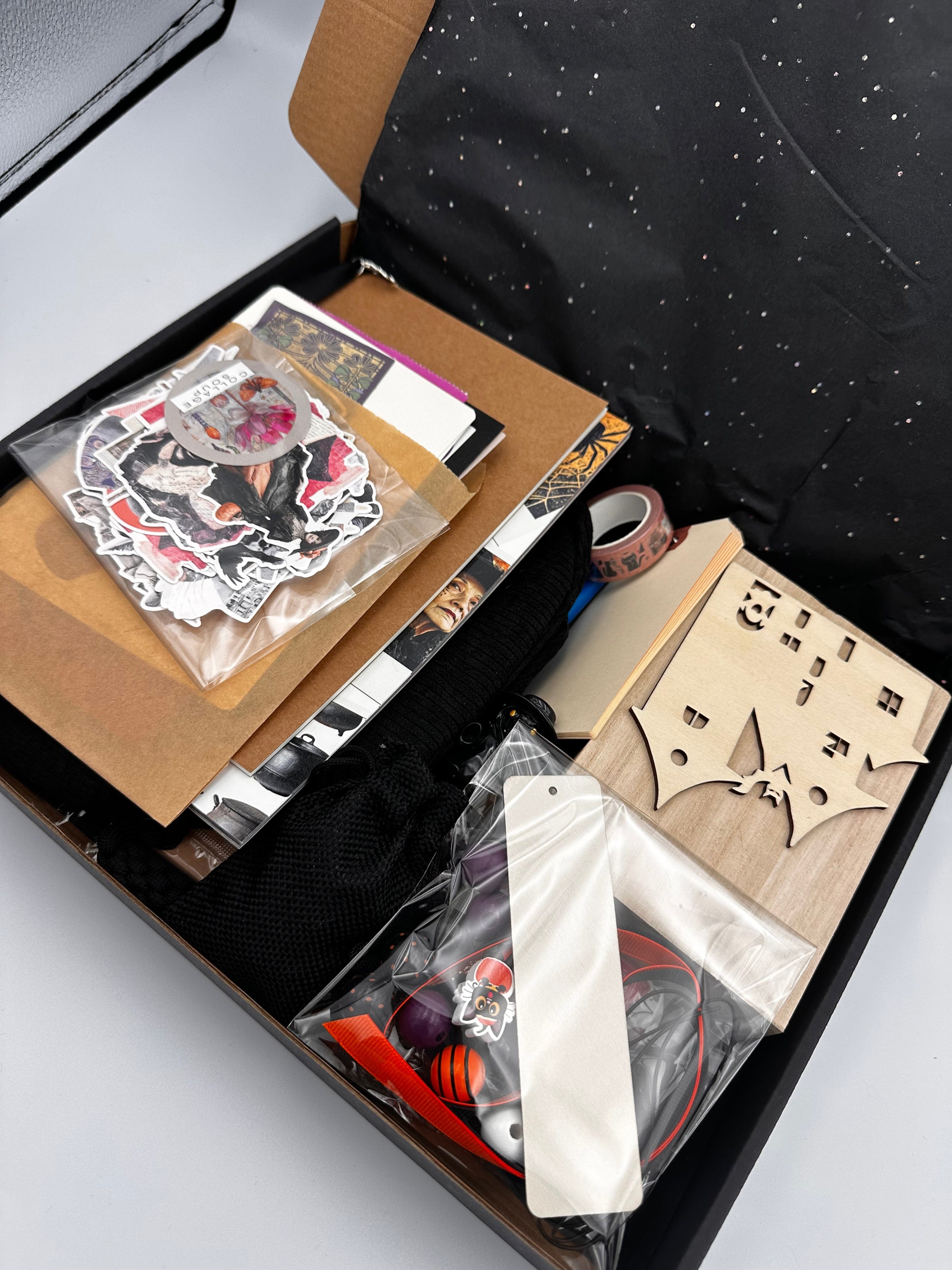 Collage Soup Halloween 2025 – Limited Edition Box | Exclusive Collage, Journaling & Craft Kit with Projects & Supplies