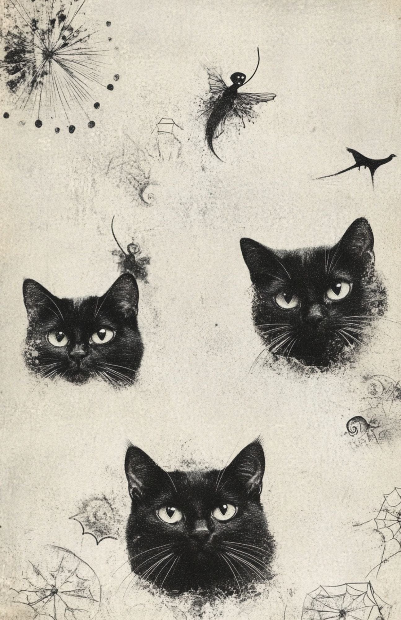 Collage Soup Halloween Spooky Bougie – Translucent Scrap Pack | 50 Vellum Sheets for Collage, Journals & Mixed Media