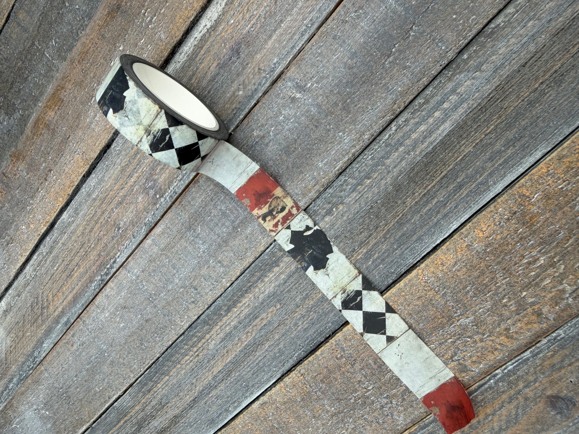 Collage Soup Harlequin Fragments Washi Tape