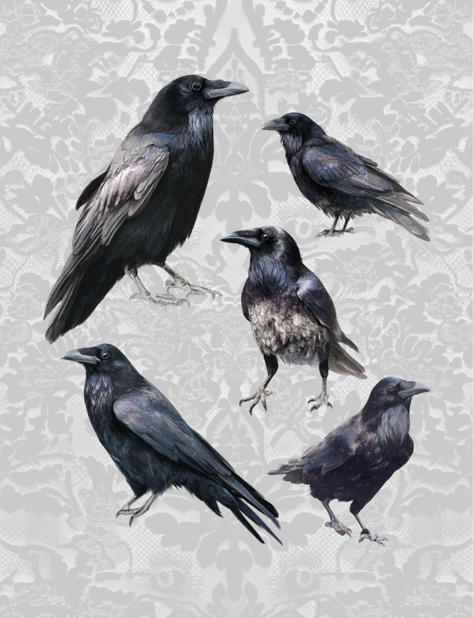 Collage Soup Hexy & I Know It (eBook) Gothic Halloween Collage Pages – 90+ Digital Designs