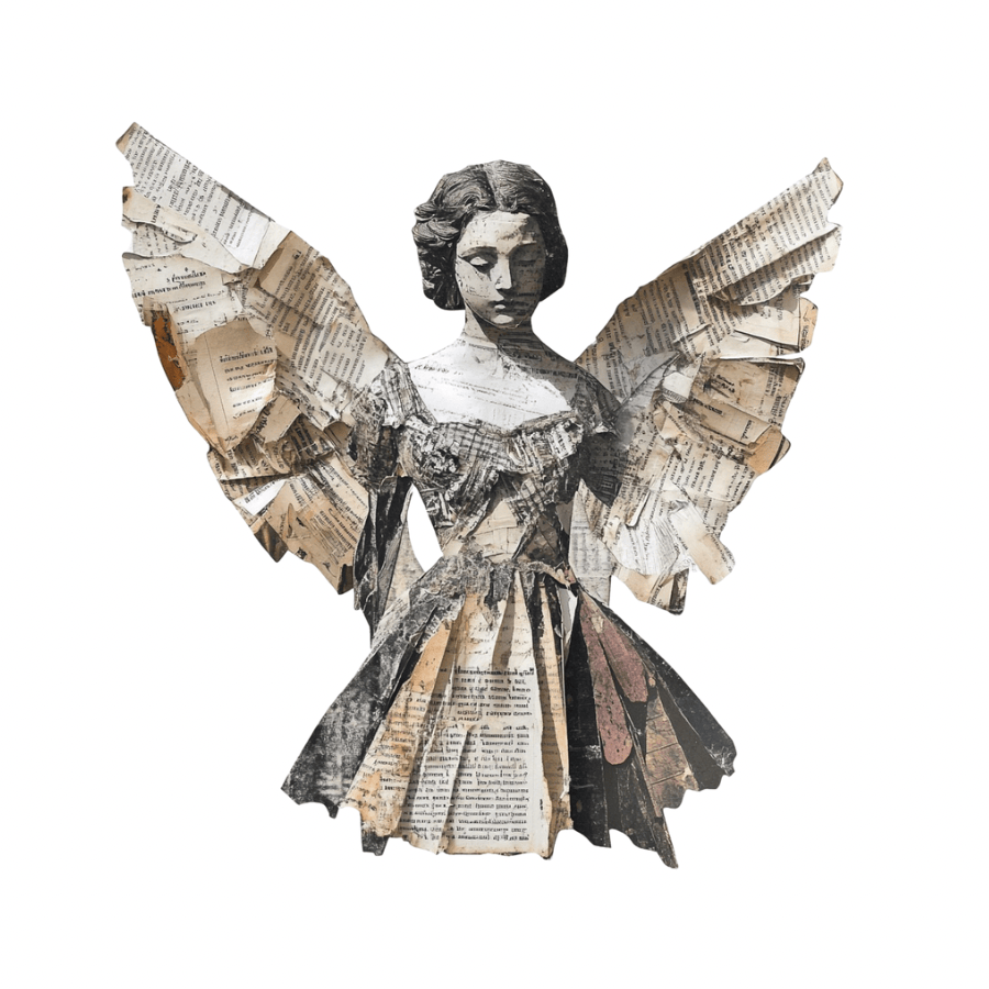 Collage Soup Ho, Ho, What?! – 24 Holiday Die Cuts | 12 Designs of Whimsical Collage Christmas Characters