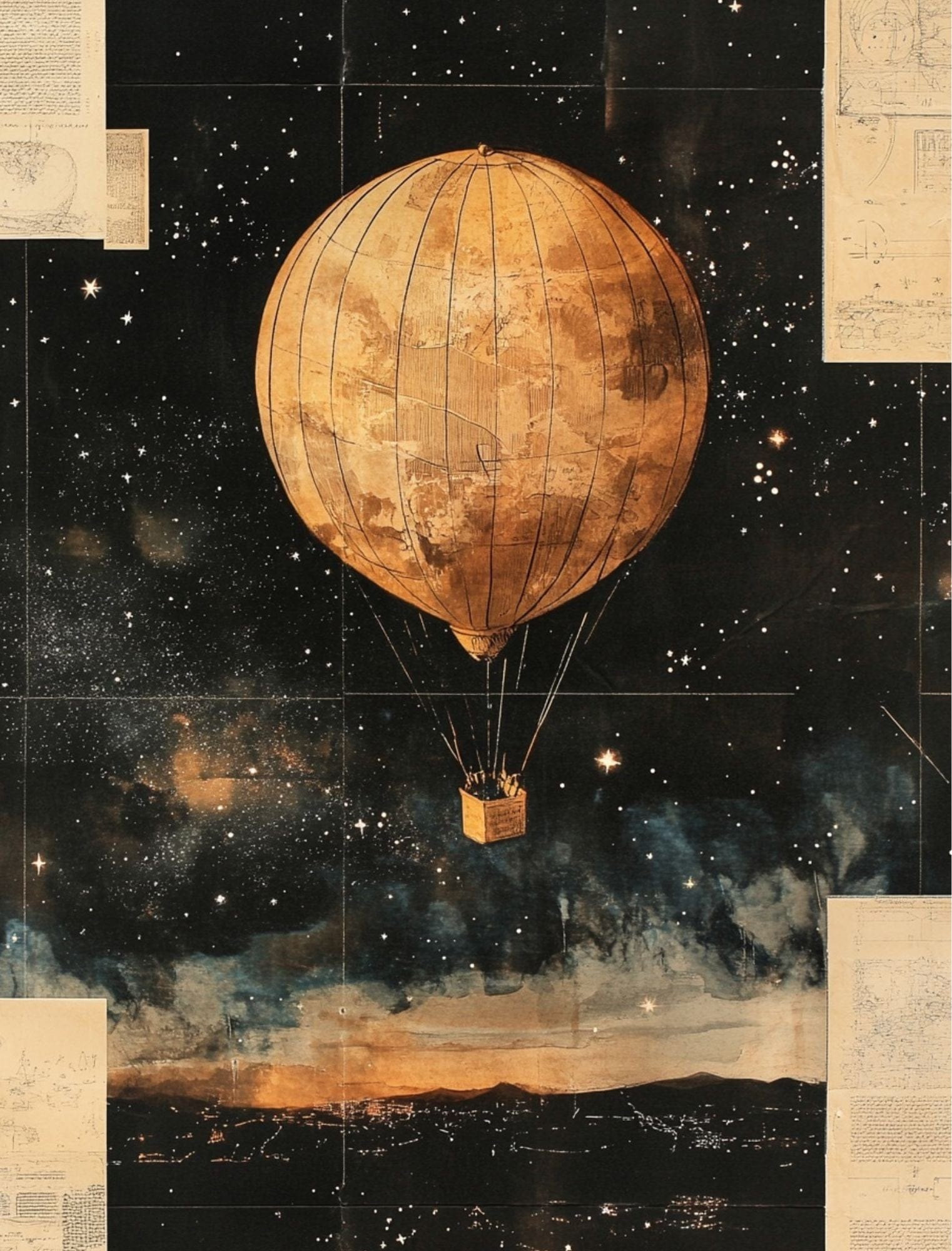 Collage Soup How Now Brown Cow eBook| Earthy Browns for Junk Journals