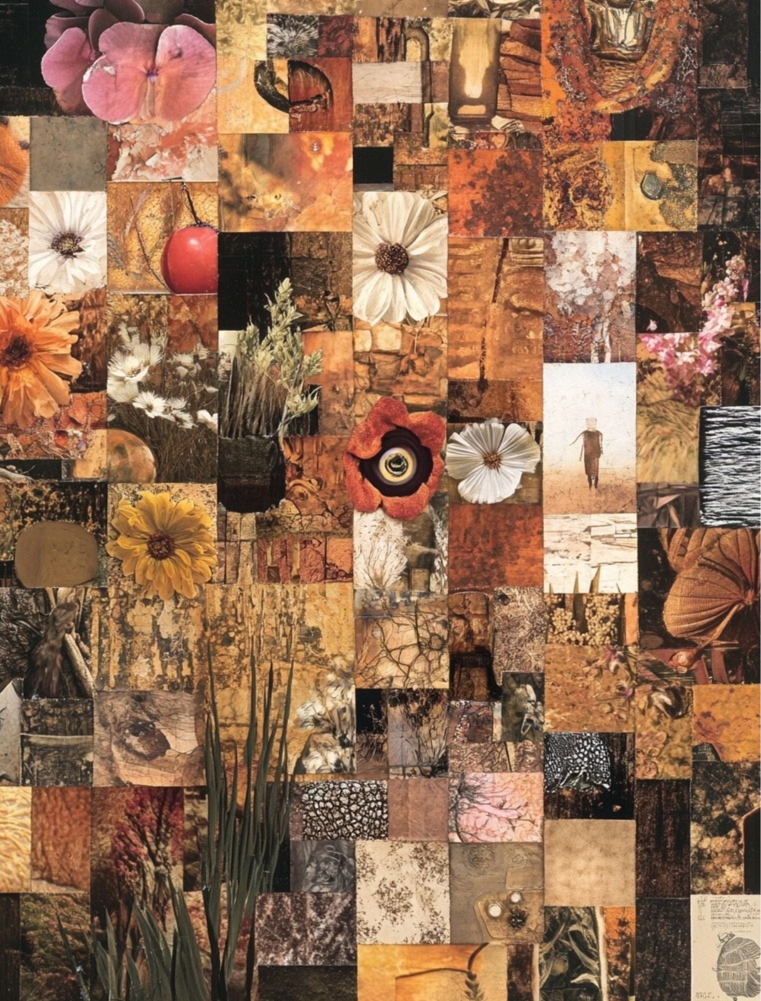 Collage Soup How Now Brown Cow eBook| Earthy Browns for Junk Journals