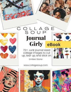 Collage Soup Journal Girly - Inspired, Motivational - New Year, New You Collage eBook