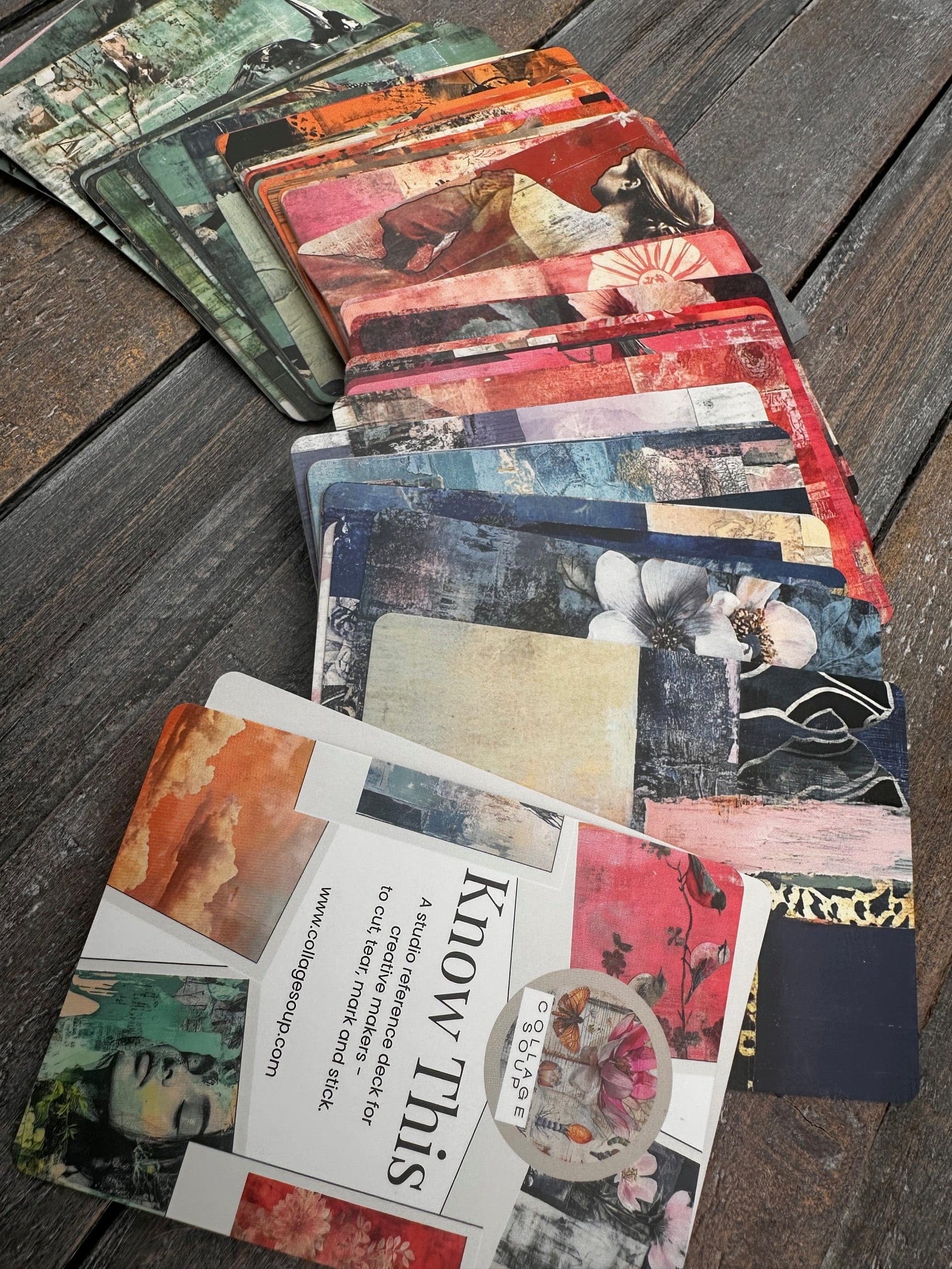 Collage Soup Know This | Art Studio Reference Deck