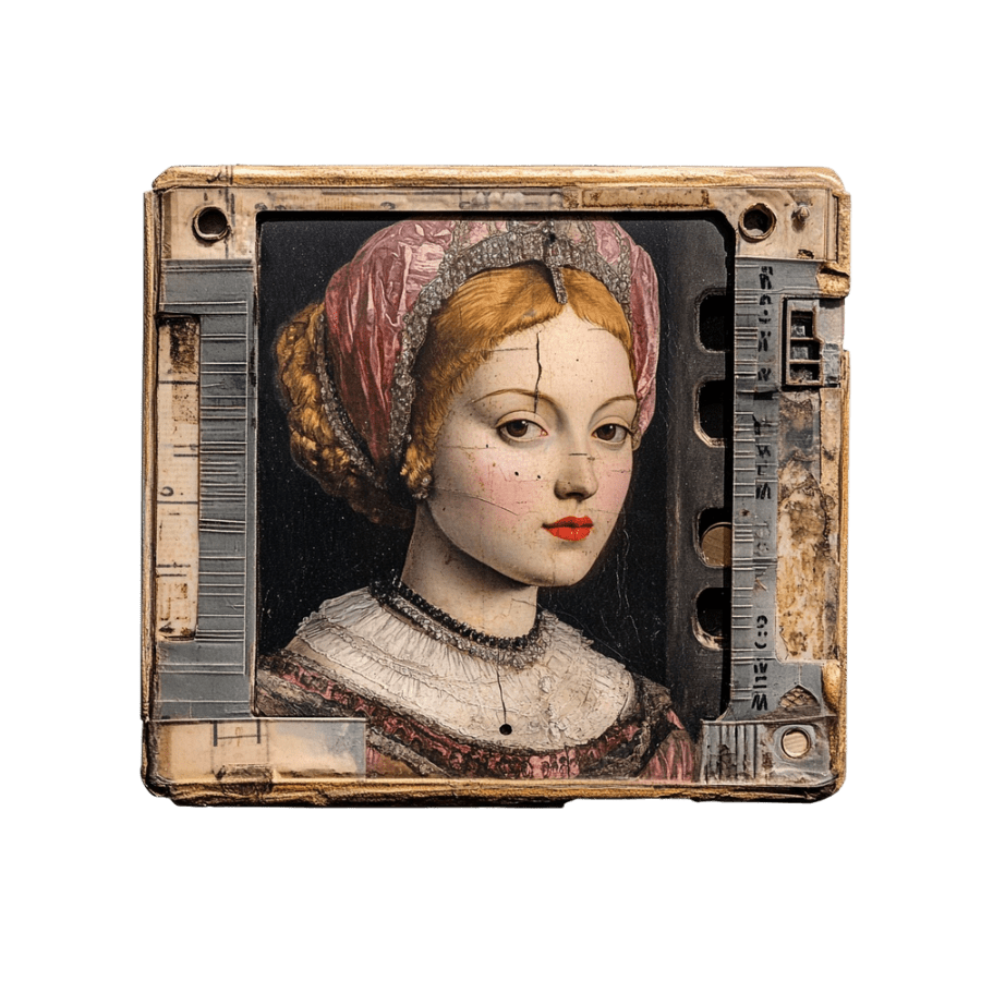 Collage Soup Ladies in Waiting – Paper Bites | Renaissance-Inspired Die Cuts for Journals, Collage & Mixed Media