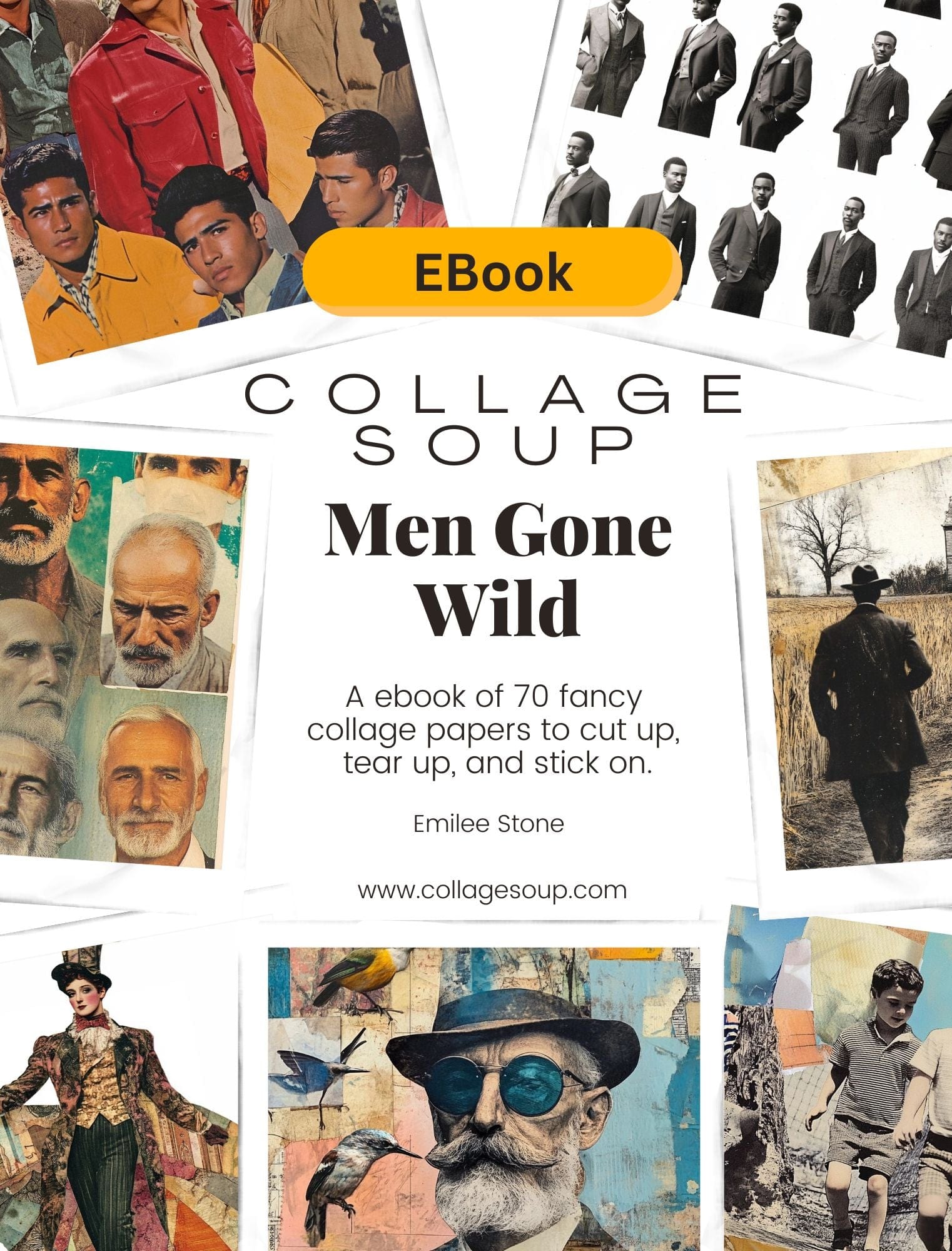 Men Gone Wild (eBook) Artistic Celebration of Masculinity for Collage