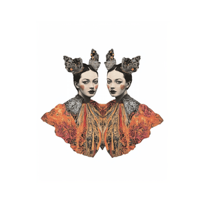 Collage Soup Mystical Twins Digi-Bites | Digital Download | Digital Die Cuts for Collage, Journaling, Mixed Media