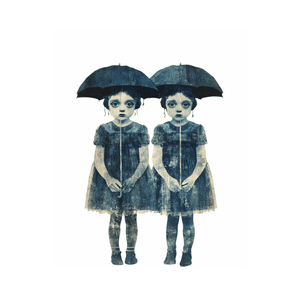 Collage Soup Mystical Twins Digi-Bites | Digital Download | Digital Die Cuts for Collage, Journaling, Mixed Media