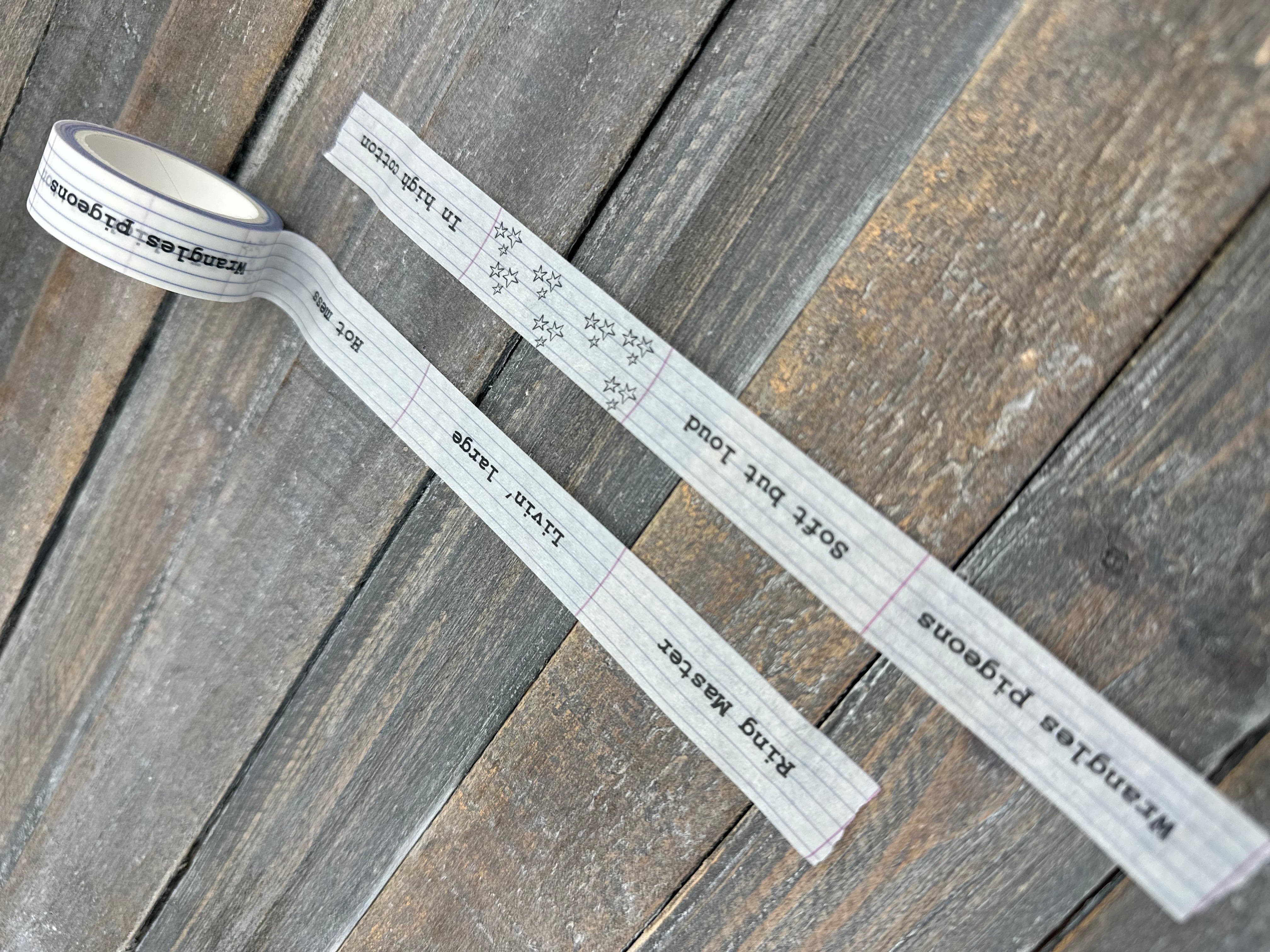 Collage Soup Oddball Labels Washi Tape | Adhesives | Quirky character labels for journals and collage