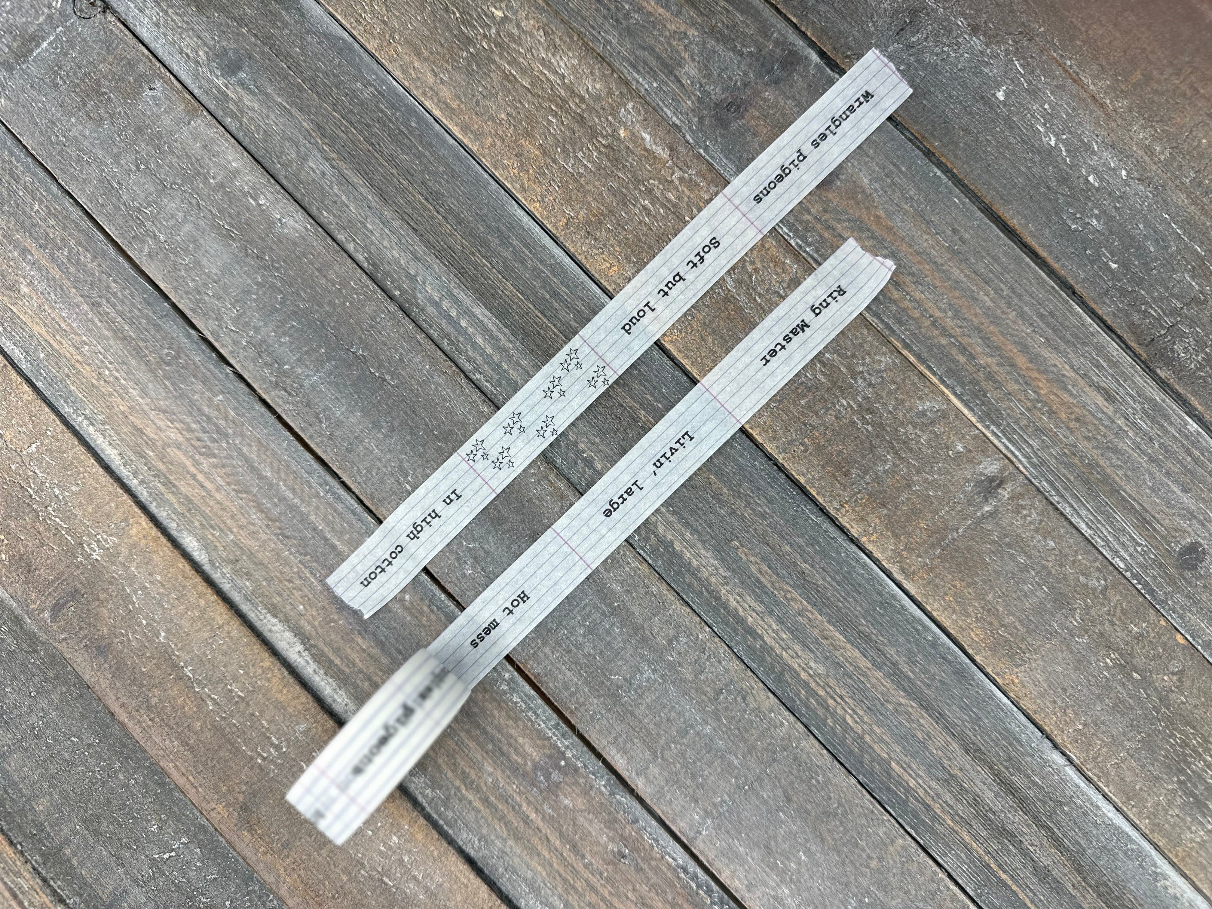 Collage Soup Oddball Labels Washi Tape | Adhesives | Quirky character labels for journals and collage