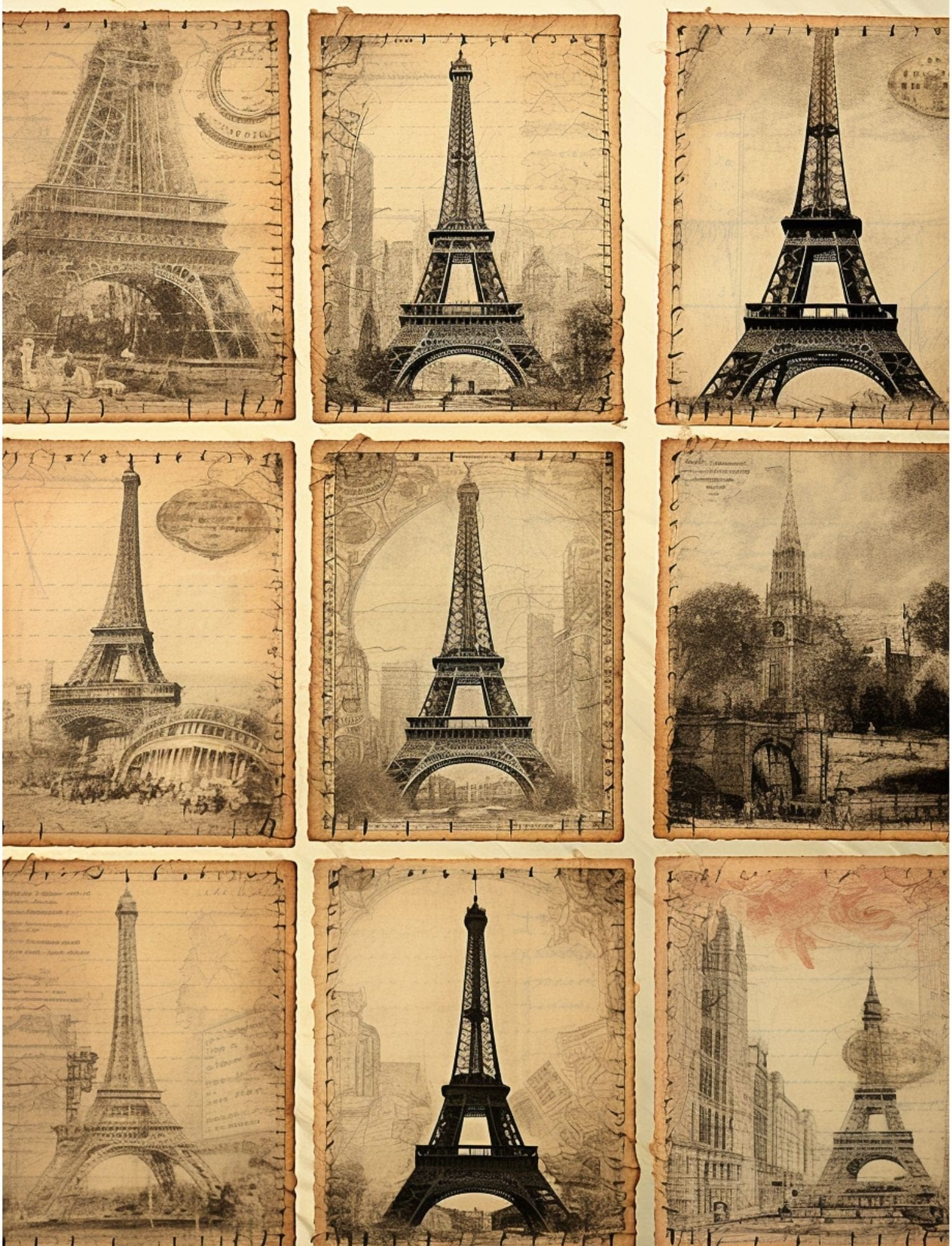 Ooo, la, la… (Paperback) Parisian-Inspired Collage Art with