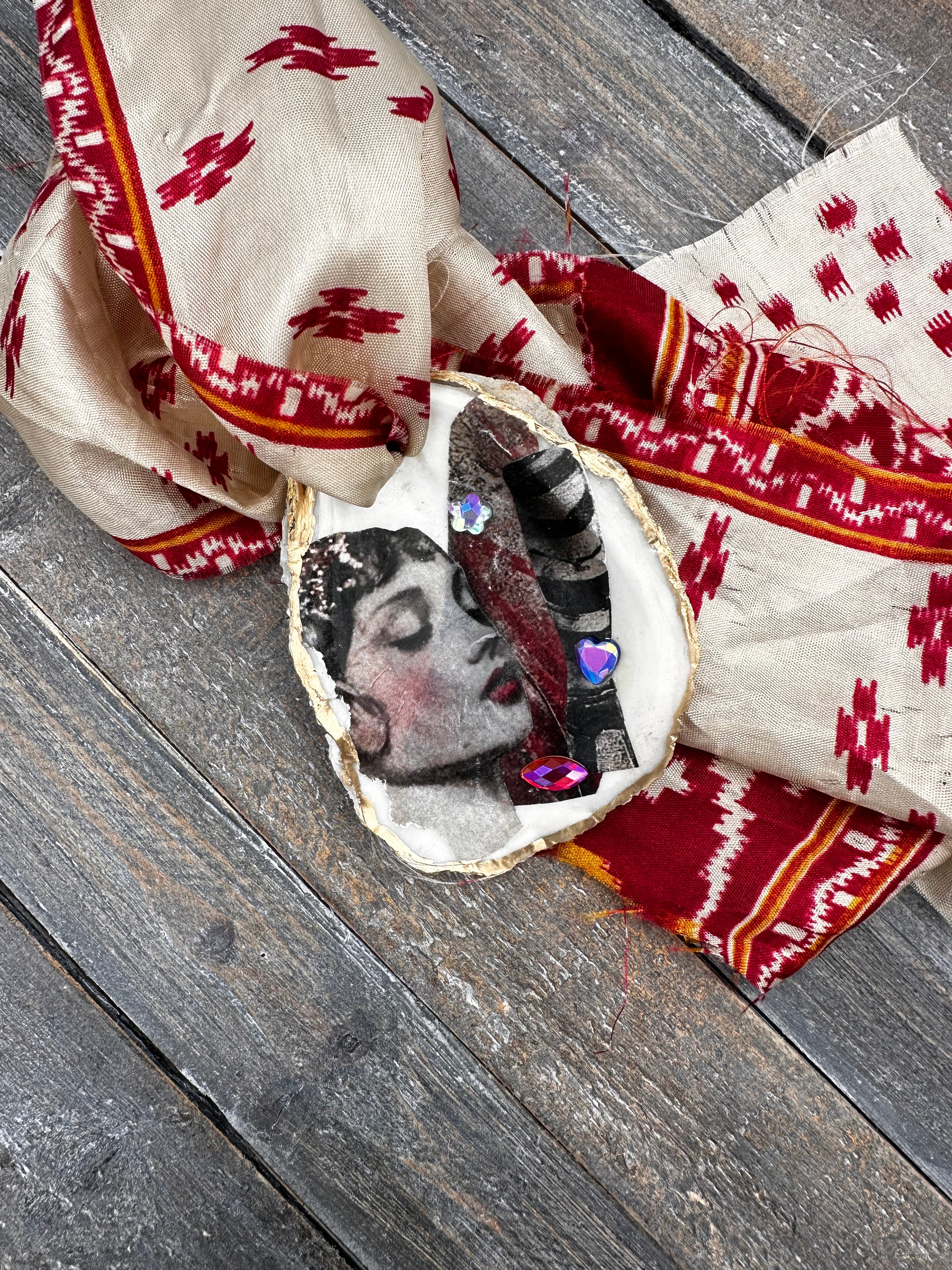 Collage Soup Project #1055 – Unholiday Ornament Soirée | Dark Holiday Art Box with Collage Book & Mixed Media Supplies