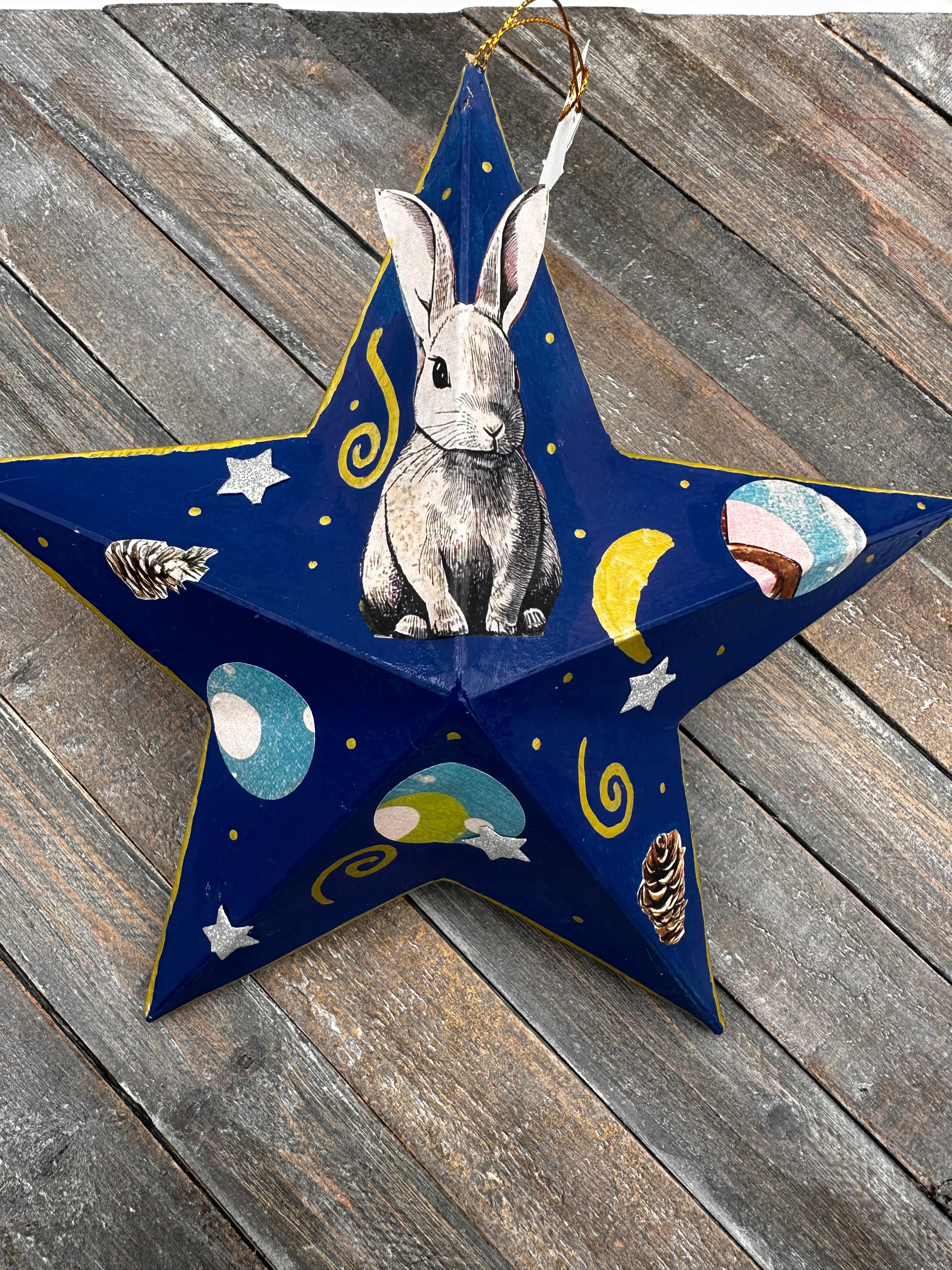 Collage Soup Project #1056 – The North Star | Winter Mixed Media Collage Kit