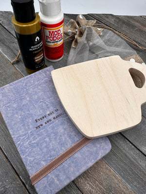 Collage Soup Project 1061 — The Tea Cup Shrine | Art Project Kit | Cozy mixed media shrine with tea-inspired elements