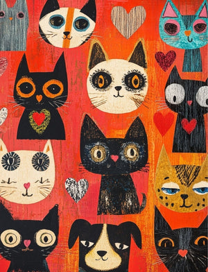 Collage Soup Punch Drunk Love | eBook | Valentine collage papers for messy, tender love stories