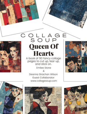 Collage Soup Queen Of Hearts - ebook