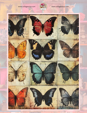 Collage Soup Rembrandt-Inspired Backgrounds (Free Project) | Painterly Textures & Classic Collage Surfaces