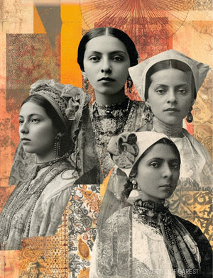 Collage Soup She Who Journeys Within (eBook) | A Visual Grimoire for Collage, Ritual & Inner Work – 100 Pages