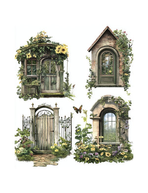 Collage Soup Shrooms & Blooms: A Whimsical Cottagecore Journey of Nature and Magic