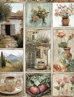 Collage Soup Shrooms & Blooms | eBook | Cottagecore collage imagery with florals, fungi & gentle magic