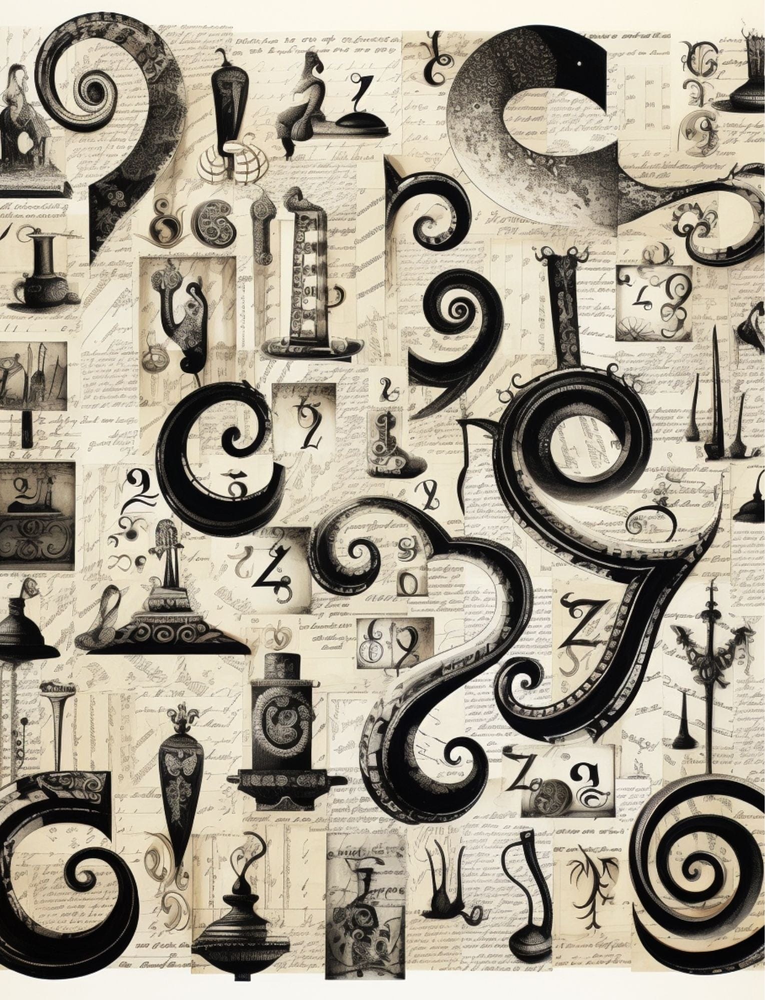 Collage Soup Something To Talk About | eBook | Eclectic collage papers for journaling & art play