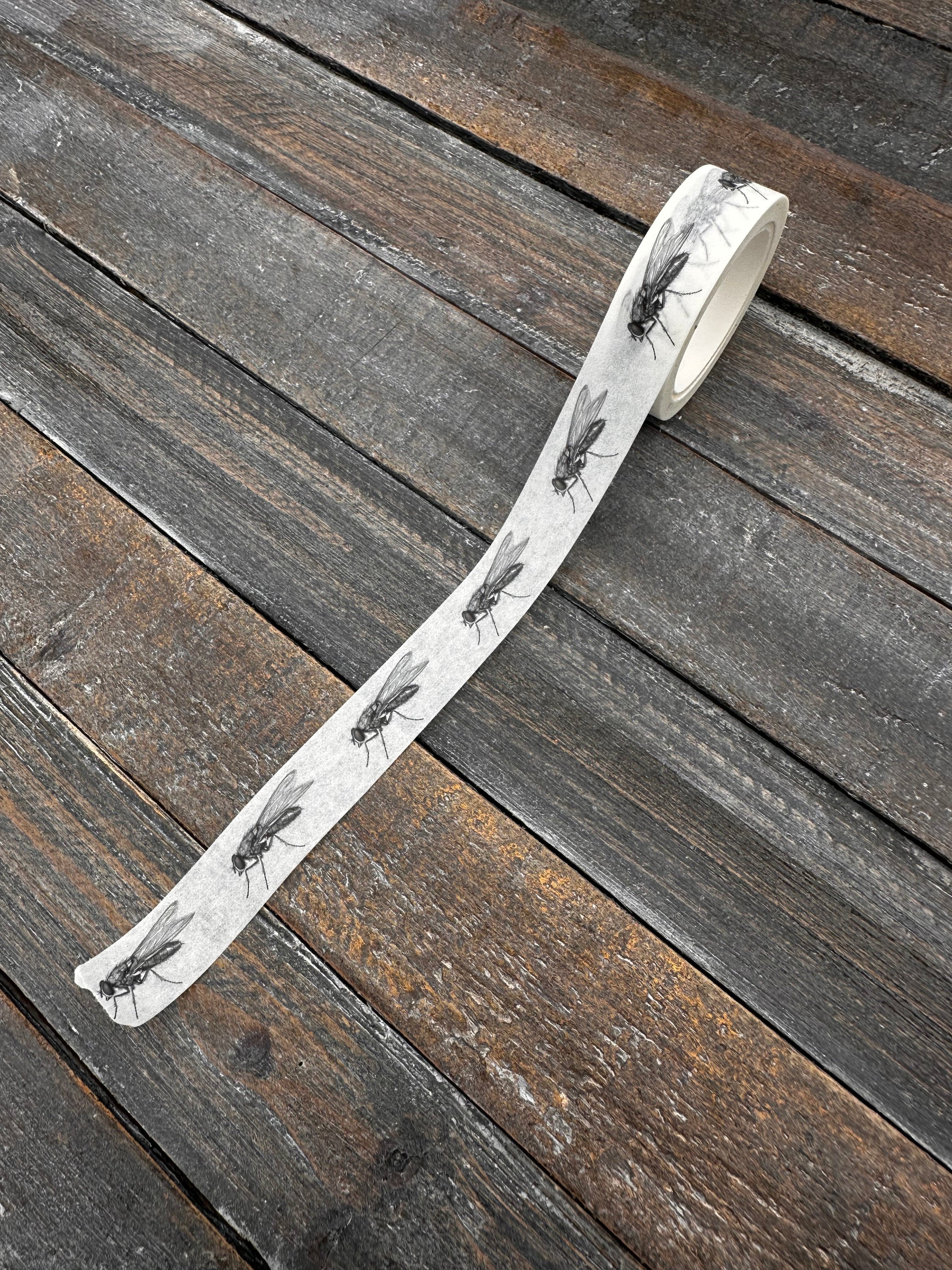 Collage Soup Still Life with Flies | Washi Tape