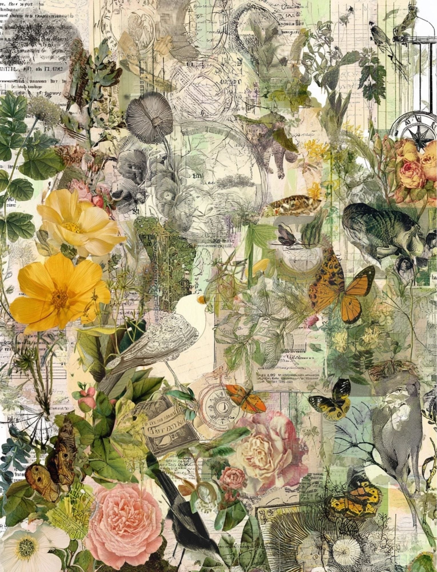 Summer Lovin' (eBook) Printable Summer-Themed Collage Art