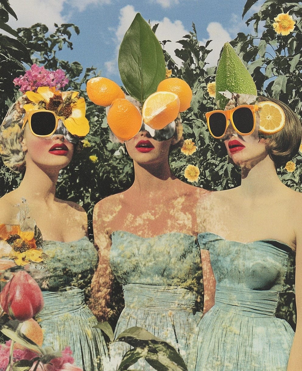 Summer Lovin' (eBook) Printable Summer-Themed Collage Art