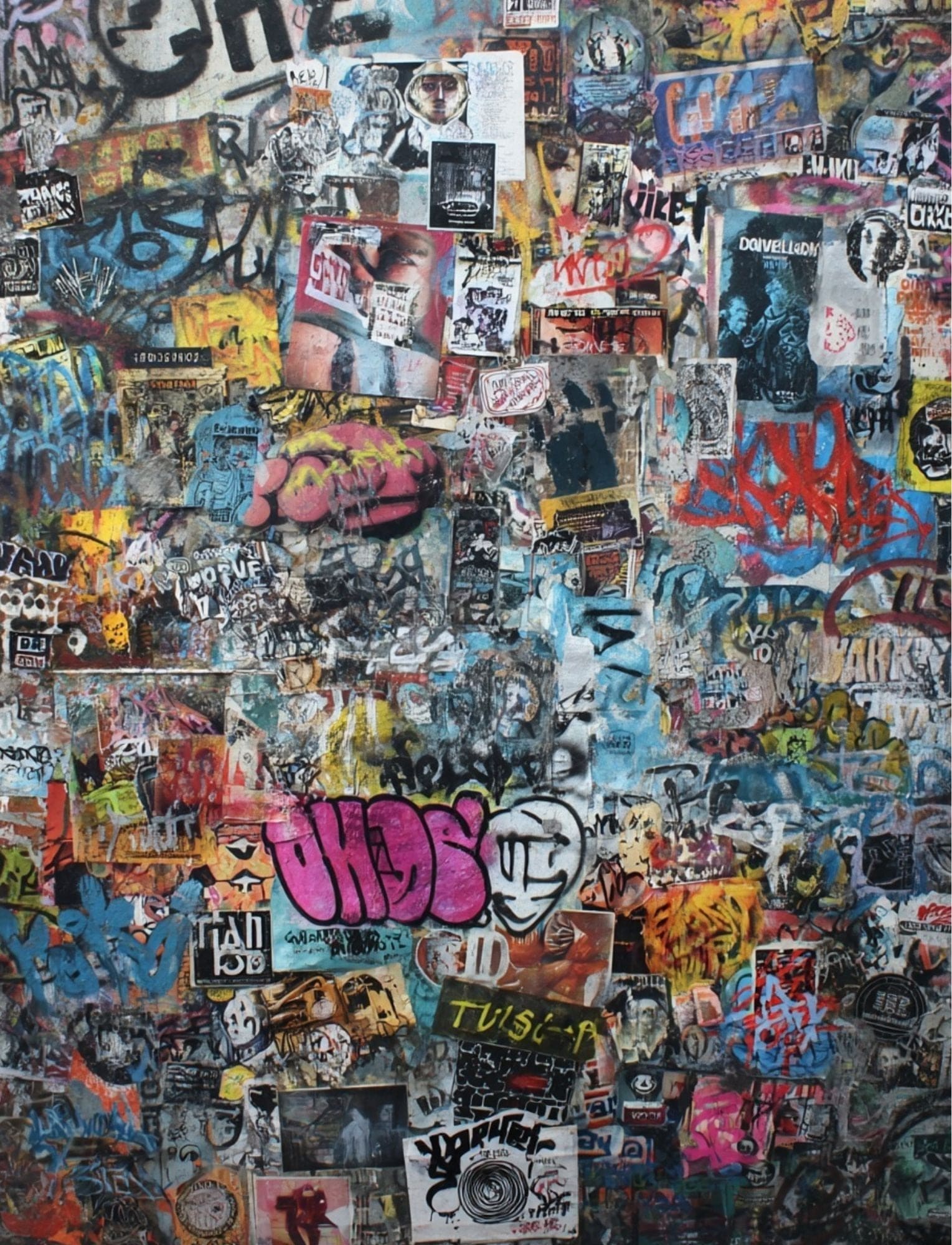 Street Oracle eBook with mystical urban tarot collage sheets