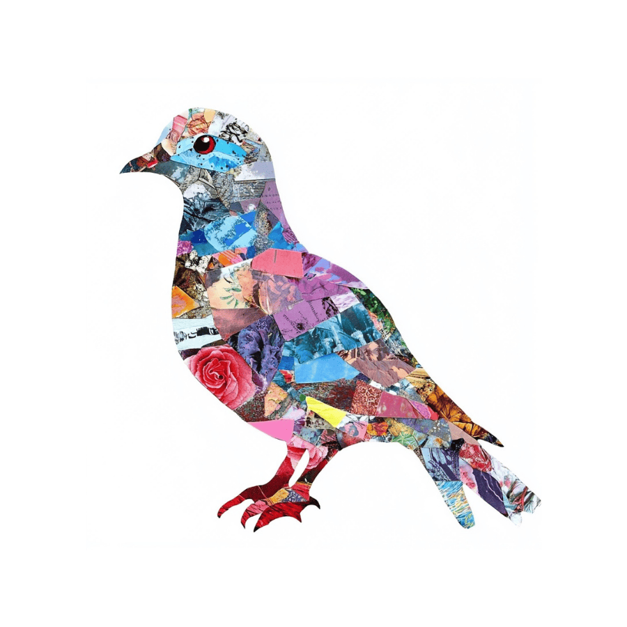 Collage Soup Things That Fly Digi-Bites | Digital Download | Digital Die Cuts for Collage, Journaling, Mixed Media