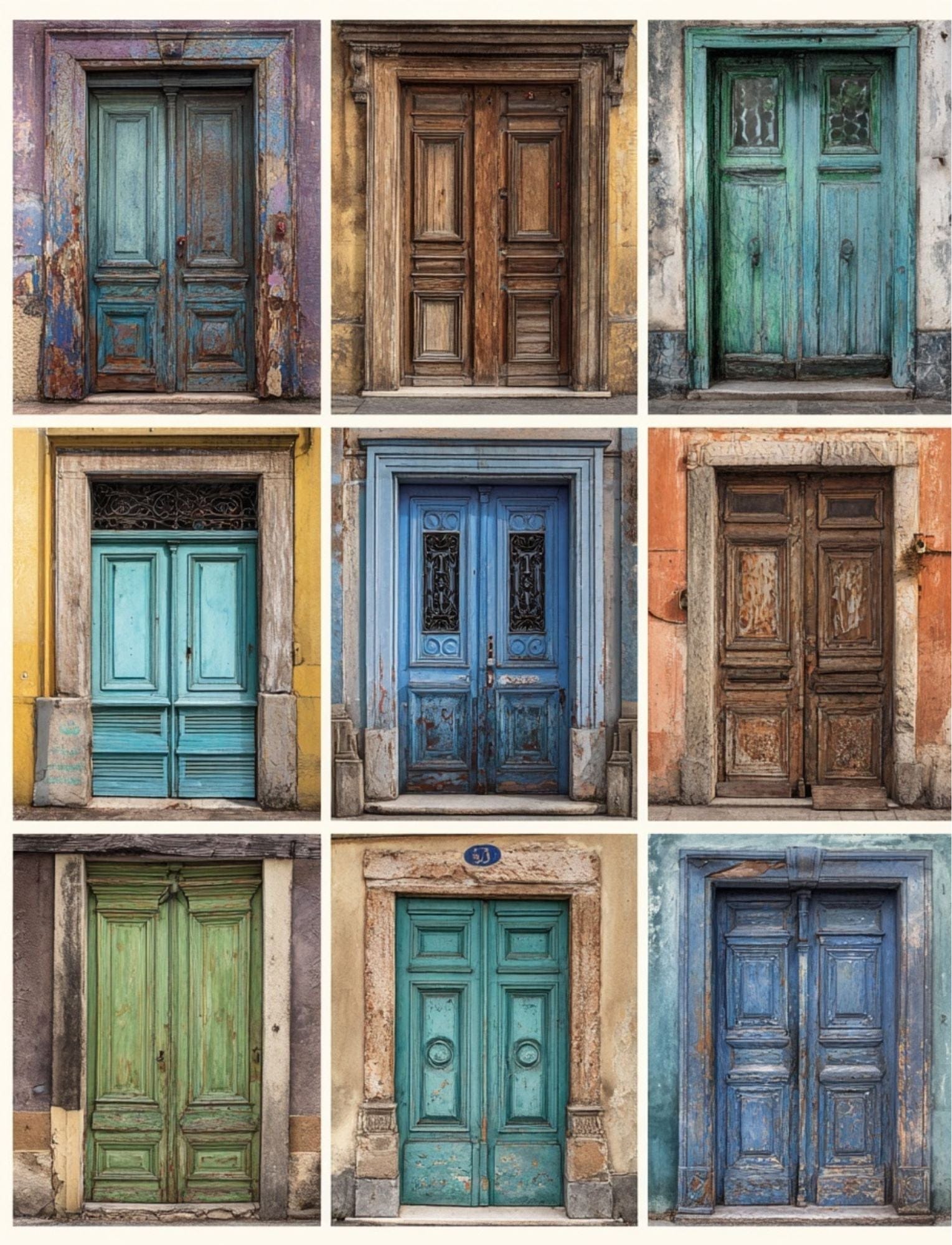 Trace Elements eBook with abandoned architecture collage textures