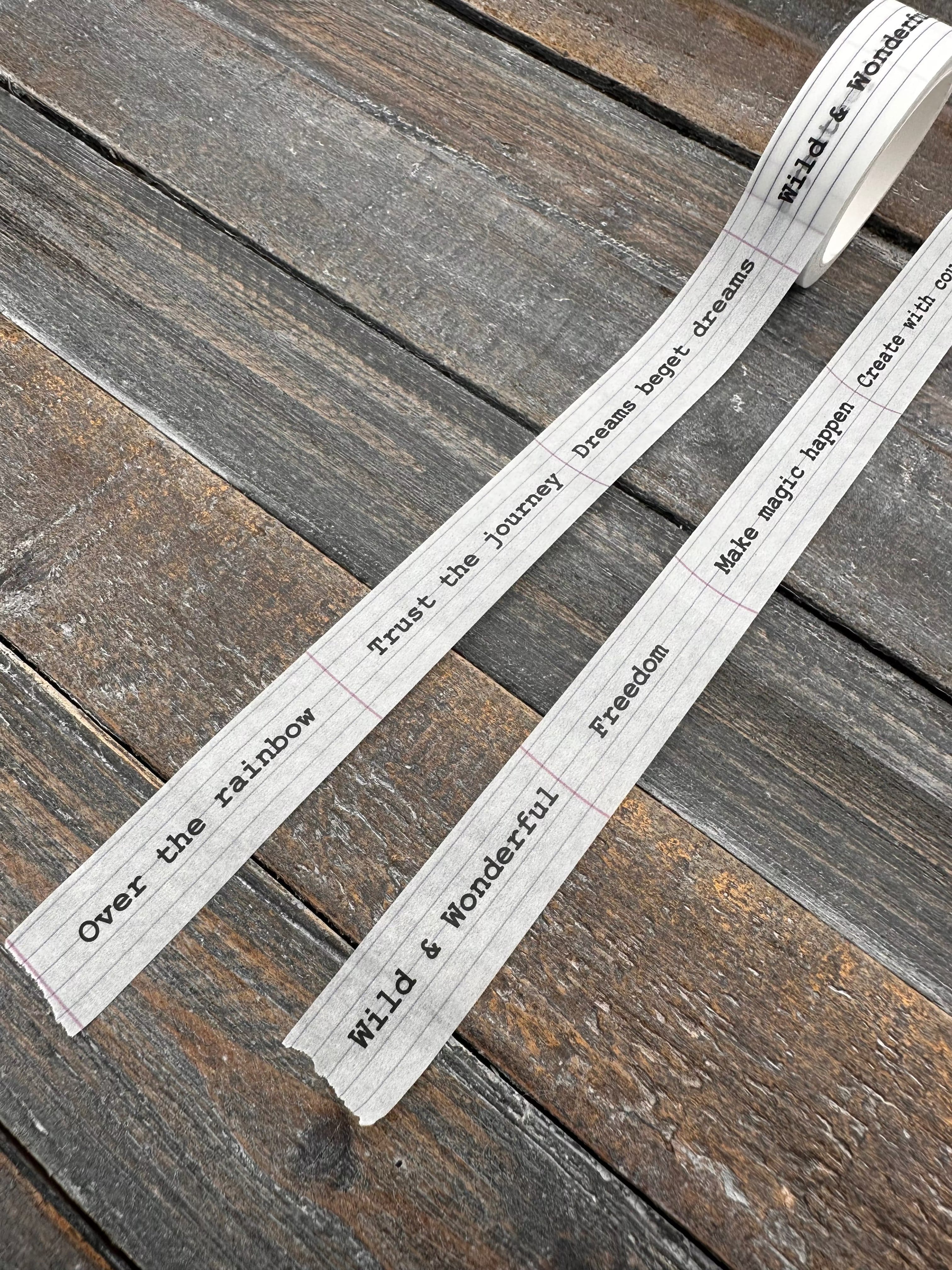 Collage Soup Trust the Journey – Washi Tape
