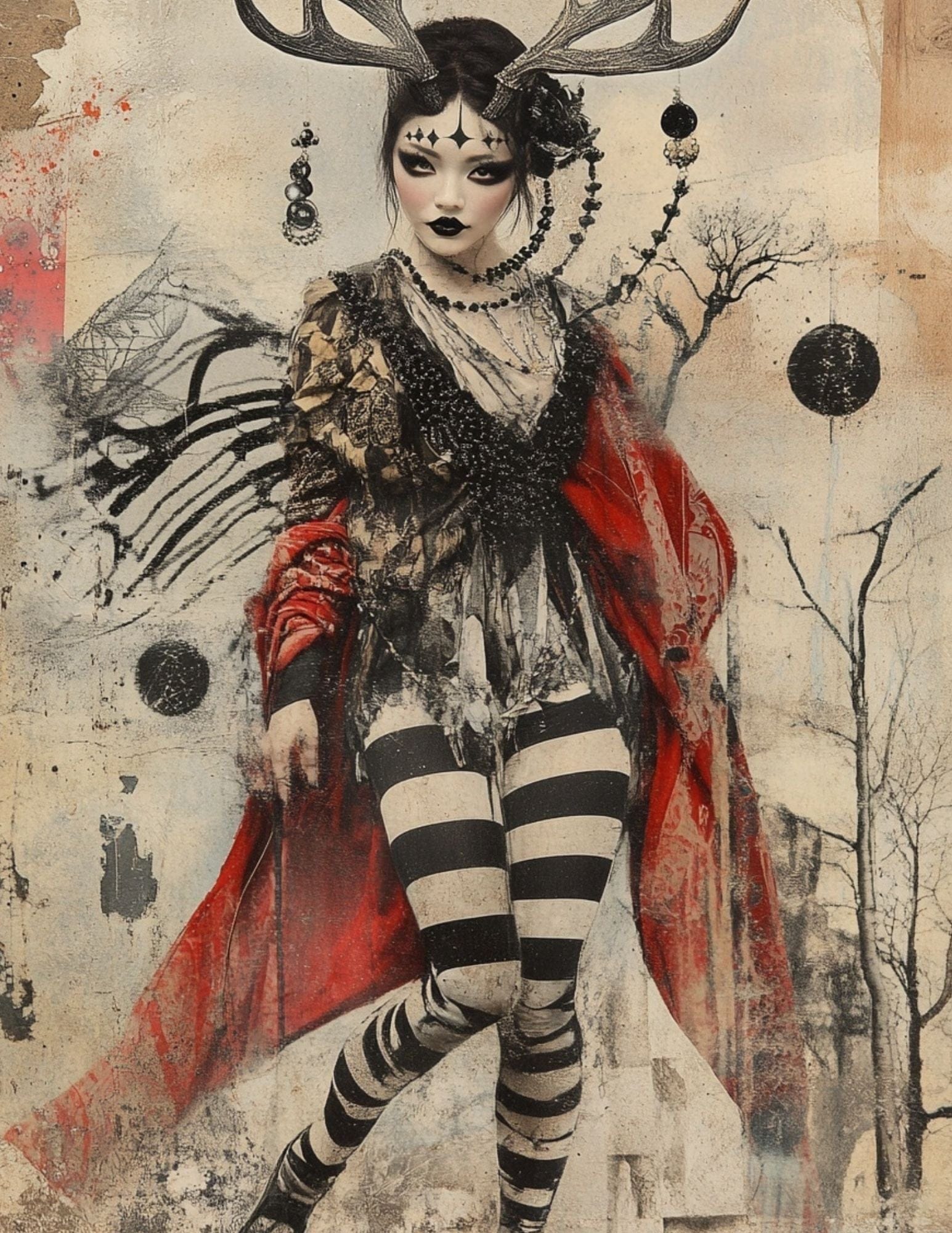 Collage Soup Unholiday Holidays (EBook) — Dark Holiday Collage Papers