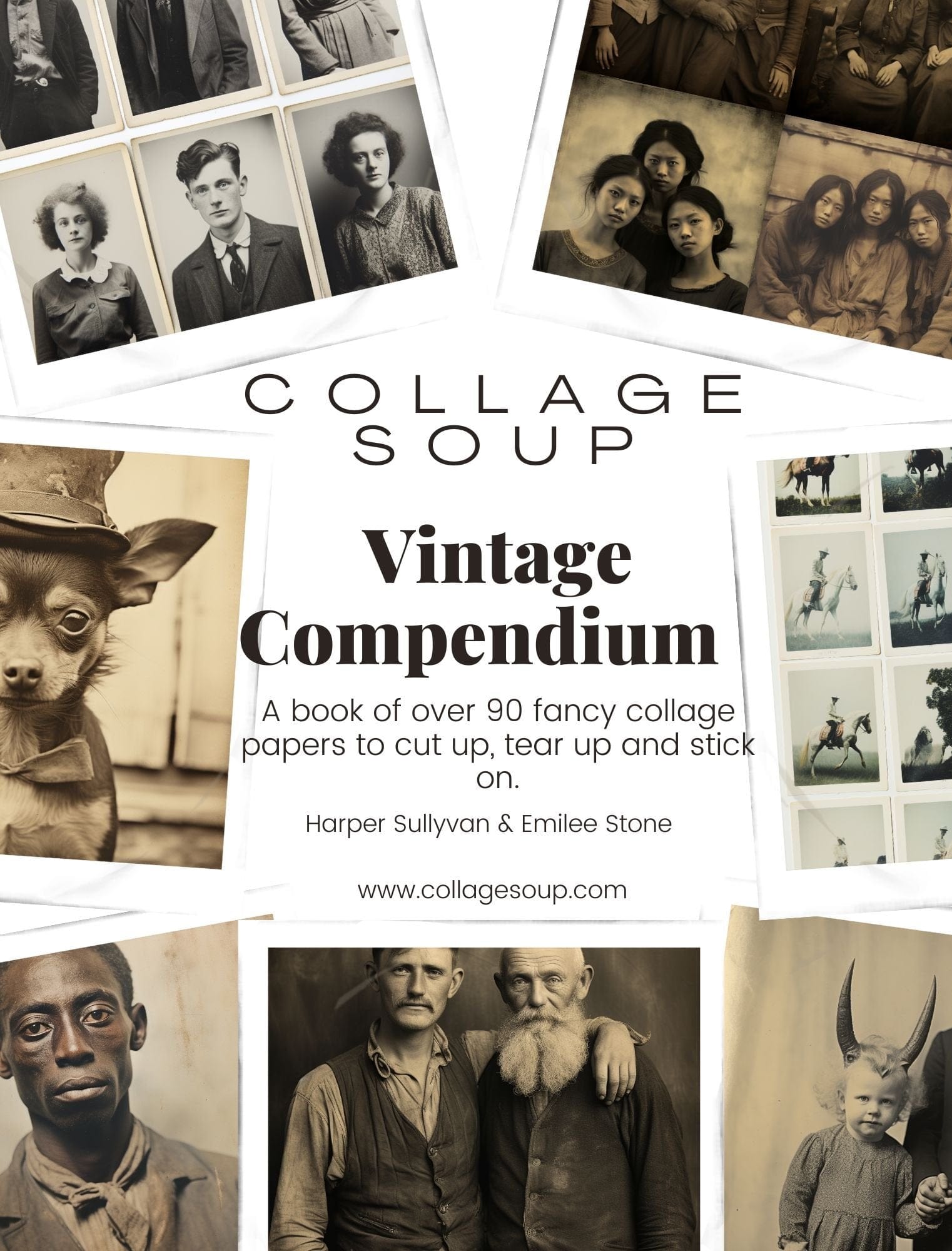 Collage Soup Vintage Compendium – A Whimsical Collection of Nostalgic Imagery