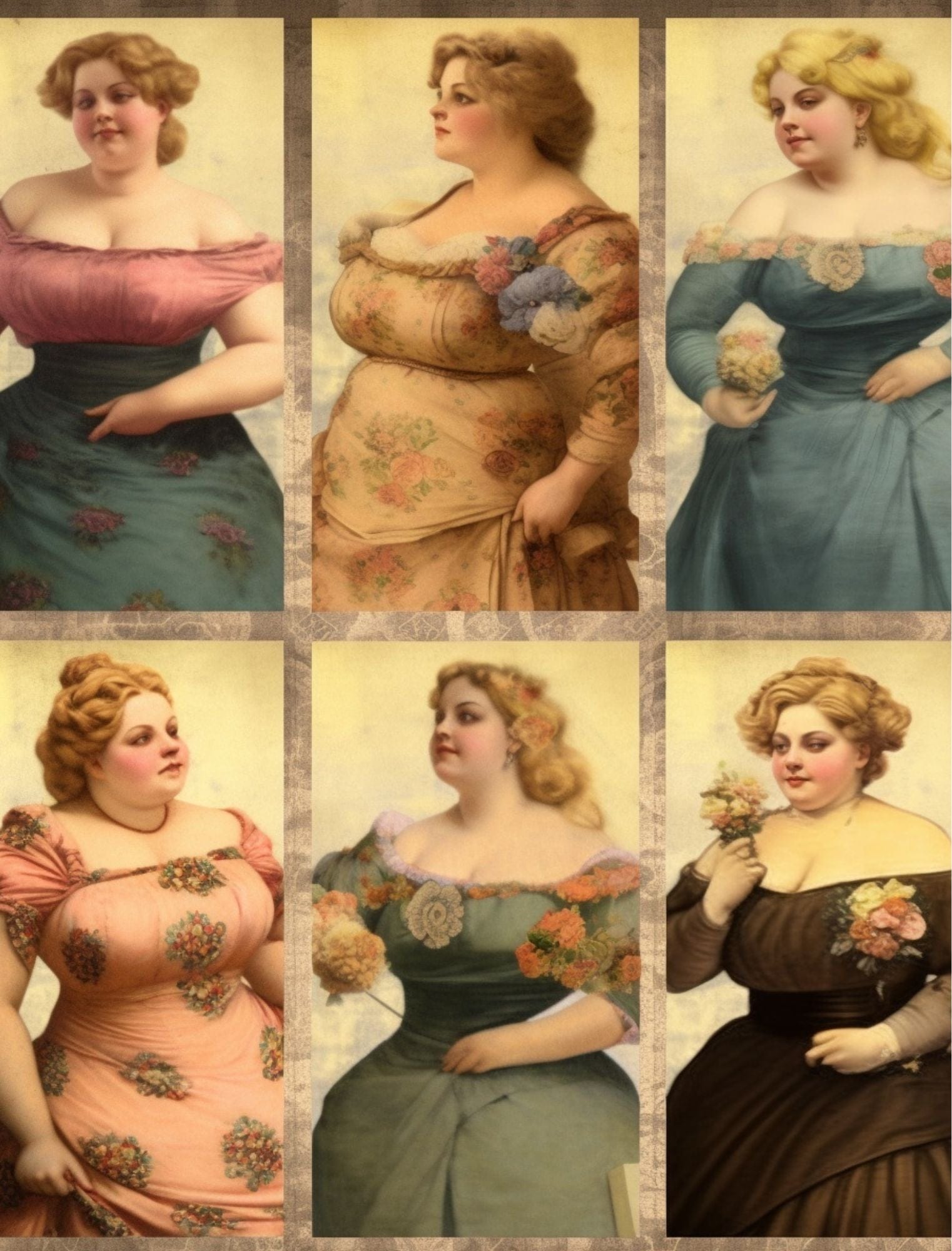 Collage Soup Voluptuous Vixens eBook