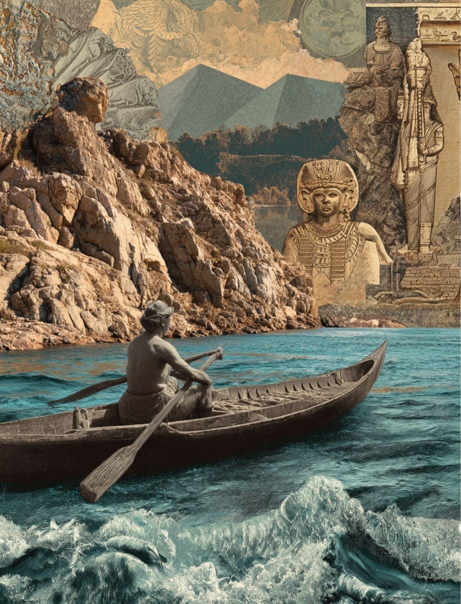 Collage Soup Walk Like An Egyptian | eBook | Symbolic Imagery