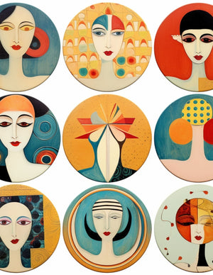 Collage Soup Wondrous Widgets | eBook | Graphic shapes, odd bits & widgets for mixed media collage