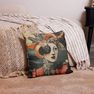 Printful Medusa Throw Pillow (18”x18”)